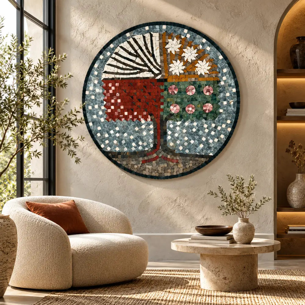 Timeless Seasons Stone Wall Decor - Tree of Life for Antique Home Decor - Wall Hangings