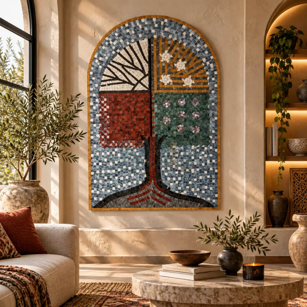 Timeless Seasons Stone Wall Decor - Tree of Life for Quirky Home Decor - 36’’x24’’ - Wall Hangings