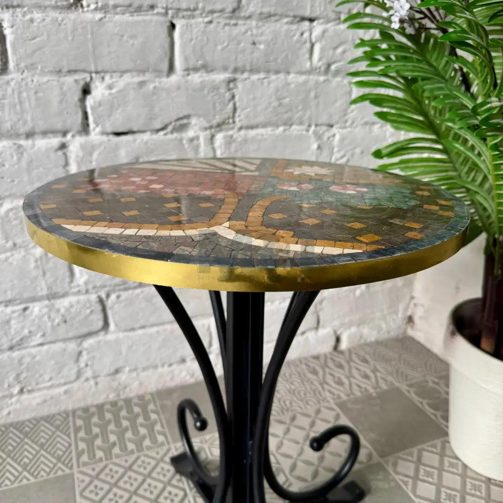 Tree of Eternal Shades Coffee table - Ornate Curve Base for Economy Home Decor 16” x 16” x 20”
