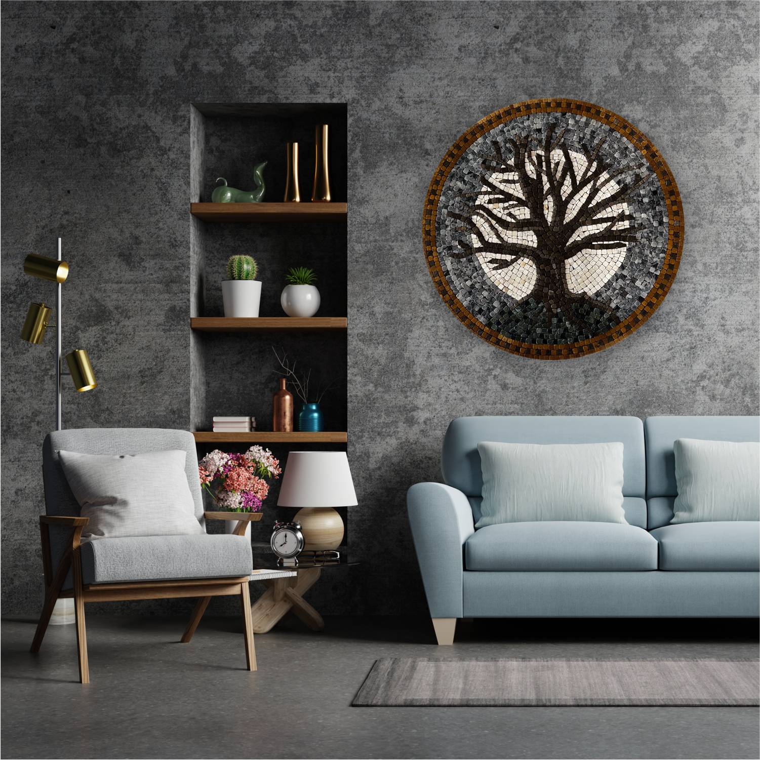 DEATH NIGHT MOON - Mosaic By Qureshi's