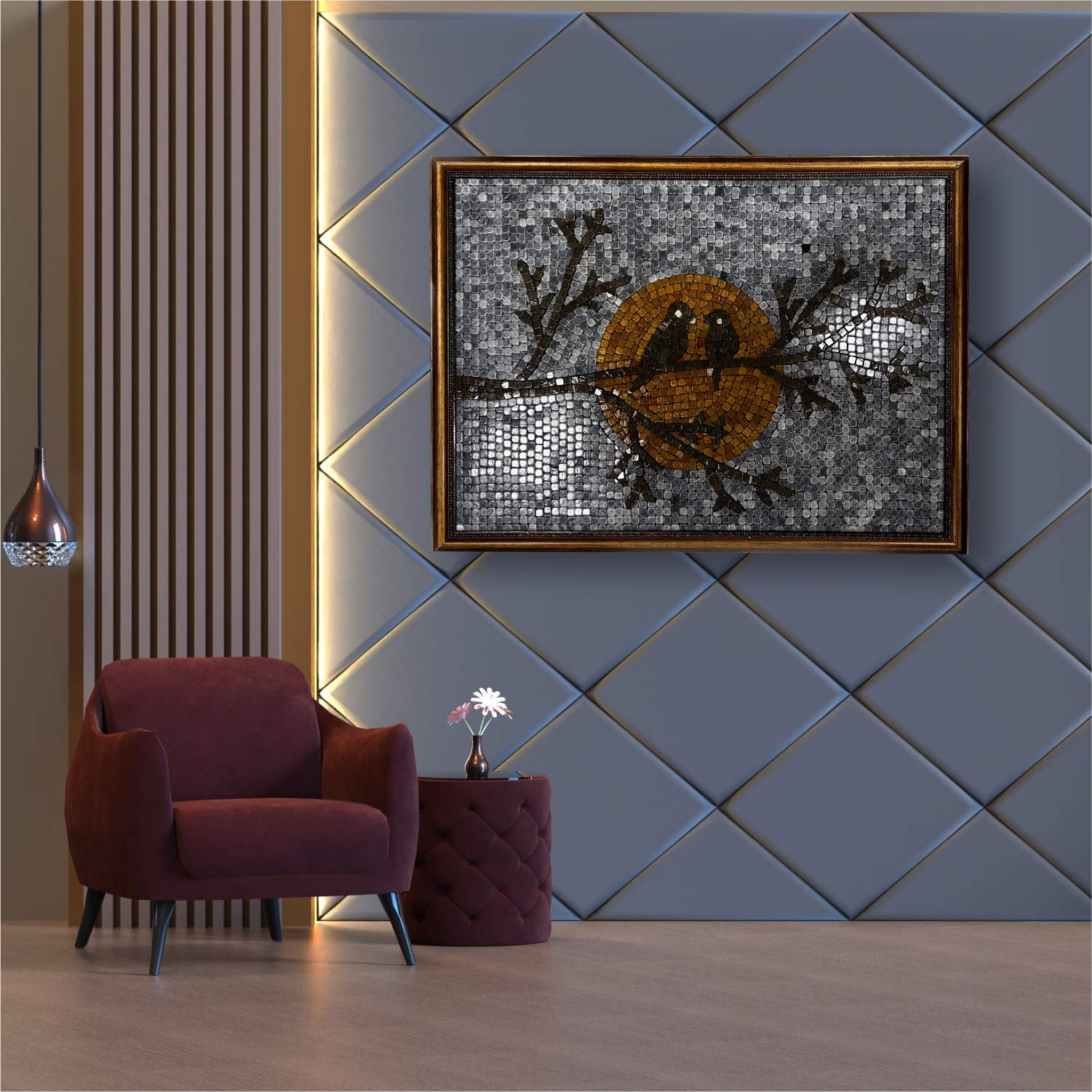 HUMMING BIRDS - Mosaic By Qureshi's